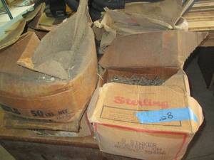 lot 169 image: Multiple 50lb boxes of 8-sinker coa...