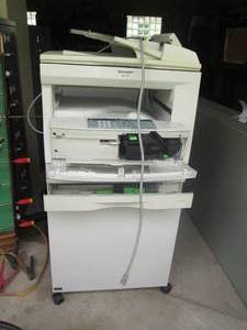 lot 181 image: Sharp AR-207 printer with Rolling c...