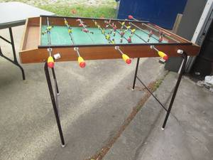 lot 182 image: Portable Foosball table...