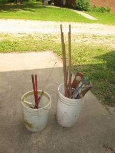 lot 190 image: 2-buckets containing a variety of i...