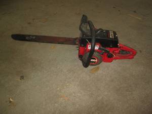 lot 196 image: Jonsereds gas powered chainsaw unt...