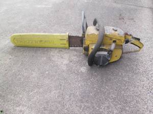 lot 5 image: McCullough gas powered chainsaw...