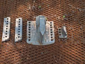Large Wood Splitter Head with Brackets and Kicker