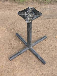 lot 73 image: Metal Pub table Base