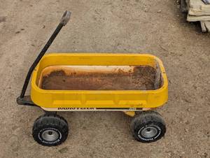 lot 90 image: Little Yellow Radio Flyer - Metal