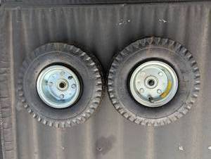 lot 87A image: 10 in. 4.103.50-4 Pneumatic Tire Wheel
