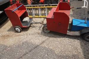 lot 11 image: Parade Cart & Trailer 94 overall length by 23 width