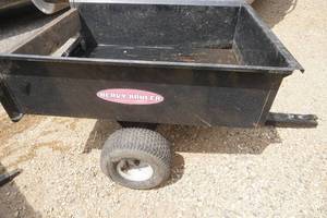 lot 16 image: Metal Pull Behind Yard Cart