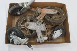 lot 60 image: Scaffolding Wheels & Caster Wheels