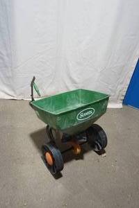 lot 74 image: Scotts Pull Behind FertilizerSeeder