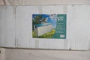 lot 107 image: 68 Gallon Deck Box (new in box)