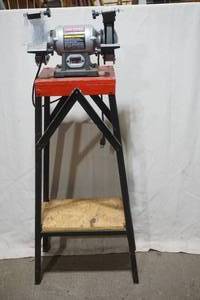 lot 108 image: Craftsman 6 Bench Grinder on Stand