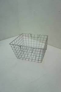 lot 179 image: Wire Basket With Handles 14x14x8