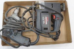 lot 182 image: Power Tools Scroller Saw & Drill