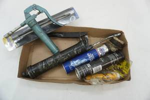 lot 210 image: Grease Guns, Grease and accessories