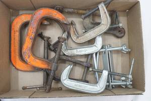 lot 221 image: Metal C-Clamp Lot