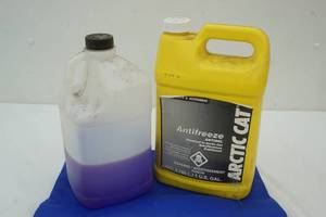 lot 256 image: Arctic Cat Antifreeze & Purple Windshield Washer Fluid