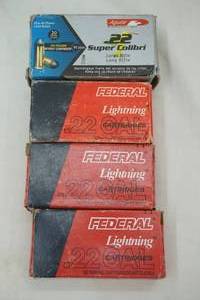 lot 316 image: .22 Cal Ammunition