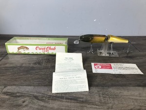 lot 27 image: Vintage Jointed Creek Chub with Box