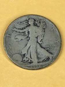 lot 211 image: 1918 Liberty Standing Half Dollar