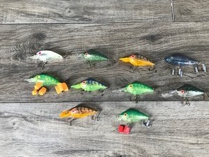 lot 232 image: Lot of 10 Fishing Lures
