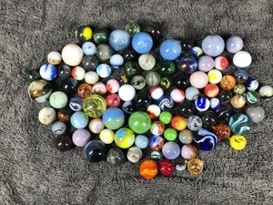 lot 242 image: Lot of Collectible Marbles