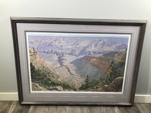 lot 245 image: Peter Ellenshaw Framed, Numbered and Signed Print - Grand Flight