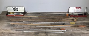 lot 257 image: Vintage Gun Cleaning Rods and Kits