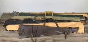 lot 258 image: 5 Gun Cases and 1 Leather Rifle Scabbard