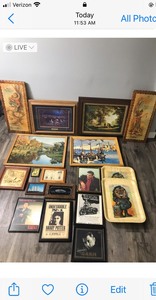 lot 288 image: Lot of Pictures and More - Harry Potter - Religion - Scarface - Johnny Cash - Lynnard Skinard - Harley Davidson and More