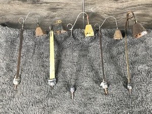 lot 302 image: 5 Vintage Bells for Fishing