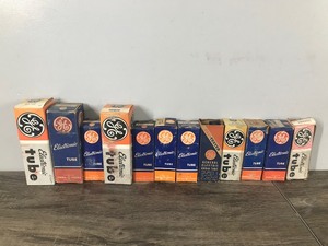 lot 316 image: Lot of 12 Radio  Vacuum Tubes - General Electric