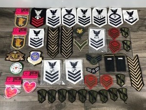 lot 355 image: Lot of Military Patches and More
