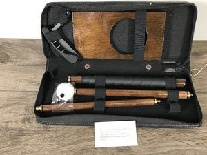 lot 381 image: TRAVEL PUTTER SET, Putter, Wood Stop, Golf Ball, Travel Case