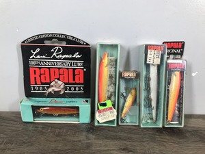 lot 401 image: 5 Rapala Fishing Lures in Original Boxes