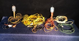 lot 451 image: 2 - Shop Lights - Extension Cords and More