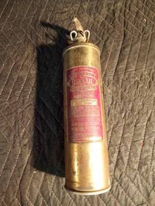 lot 123 image: Vintage Quick Aid fire extinguisher