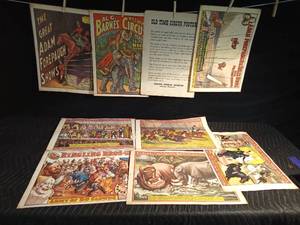 lot 98 image: Circus posters