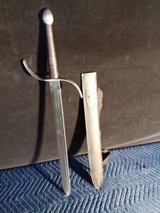 lot 87 image: Swird with leather sheath