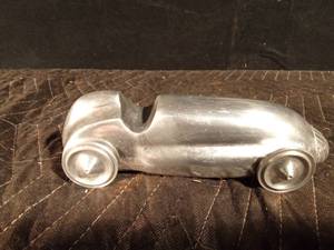 lot 58 image: Cast aluminum metal race car