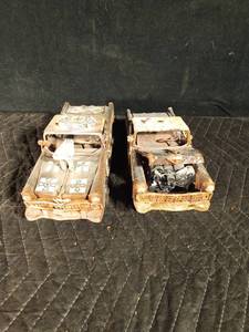 lot 44 image: 2 Vintage metal modified police cars