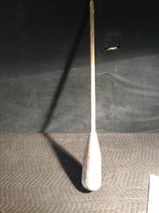 lot 124 image: Antique large wooden pestle - used to crush or grind various substances