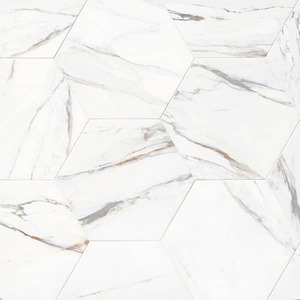 lot 8 image: (26) MSI Genesis White 19 in. x 22 in. Matte Porcelain Marble Look Floor and Wall Tile 335 SQ. FT.