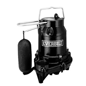 lot 9 image: Everbilt 13 HP Cast Iron Submersible Sump Pump