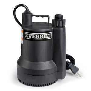 lot 10 image: Everbilt 16 HP Plastic Submersible Utility Pump