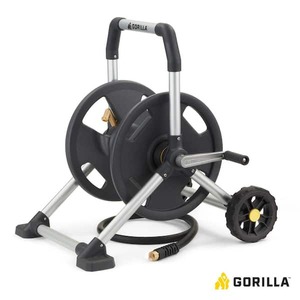 lot 44 image: Gorilla 175 ft. Aluminum Zero Rust Mobile Hose Reel