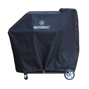 lot 112 image: Masterbuilt Gravity Series and AutoIgnite Digital Charcoal Grill and Smoker Grill Cover