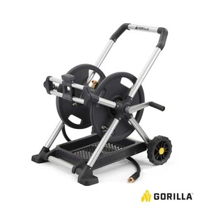 lot 127 image: Gorilla 200 ft. Aluminum Zero Rust Premium Mobile Hose Reel