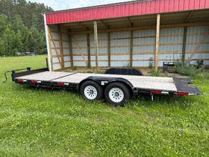ABU Trailer with Dual Axle and Wood Deck
