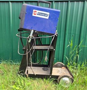 lot 26 image: Campbell Hausfeld 115V MIGFlux Welder 30-100 Amp Output